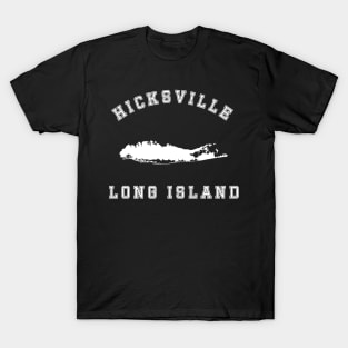 Hicksville Long Island (Dark Colors) T-Shirt